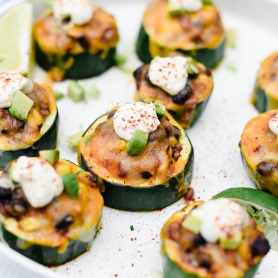 Veggie Zucchini Taco Bites