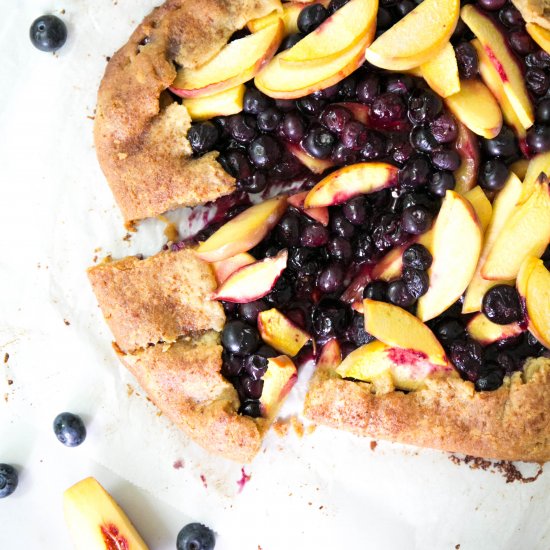 Blueberry Peach Galette