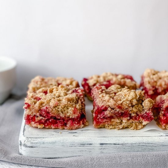 Gluten Free Currant Crumble Bars