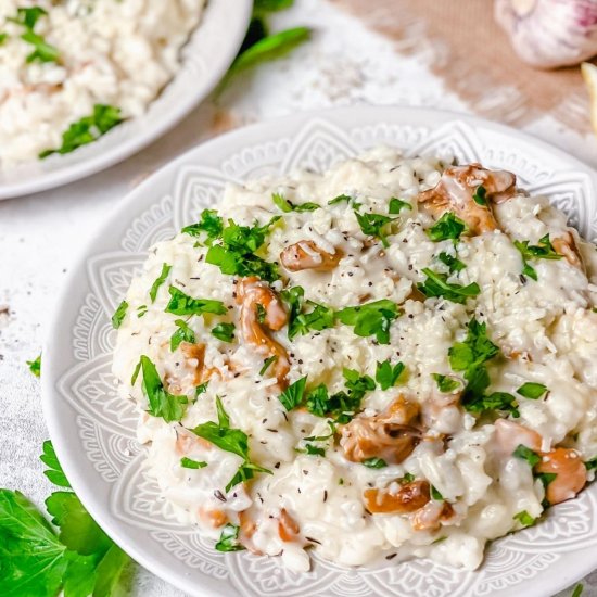 Chanterelle Mushroom Risotto