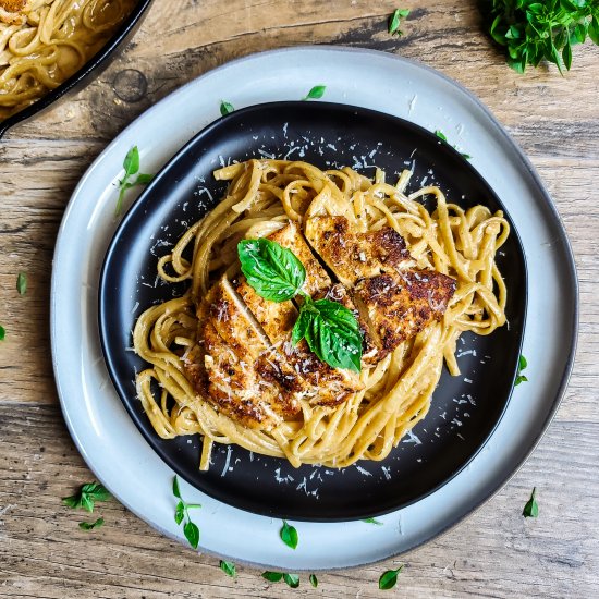 Cajun Chicken Creamy Alfredo