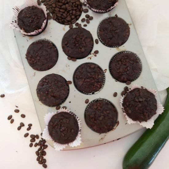 Double Chocolate Zucchini Muffins