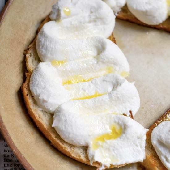 Whipped Ricotta Toast