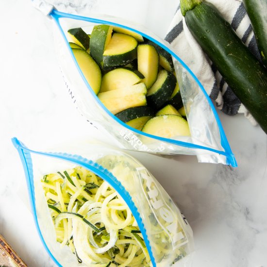 How to Freeze Zucchini