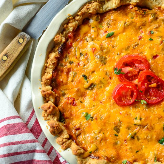 Pimento Cheese Tomato Pie