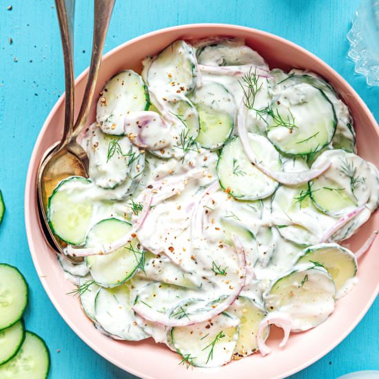 Creamy Cucumber Salad