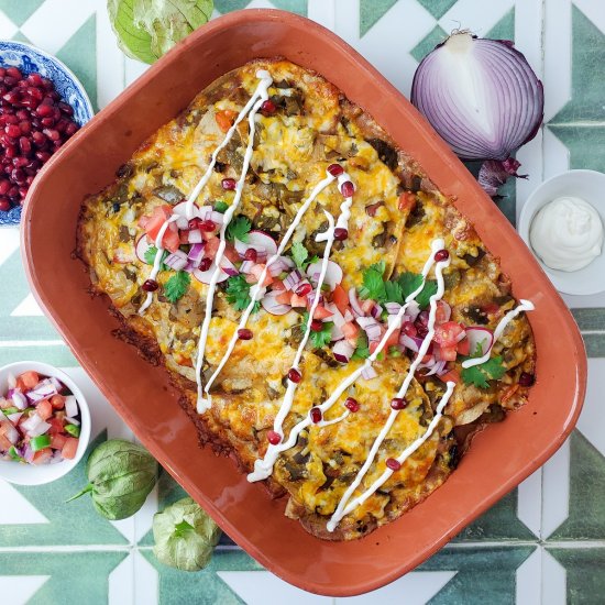 Hatch Chile Enchiladas