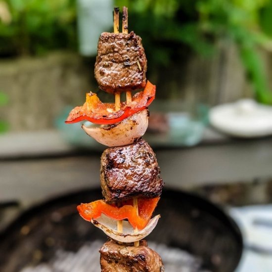 Marinated Beef Kabobs