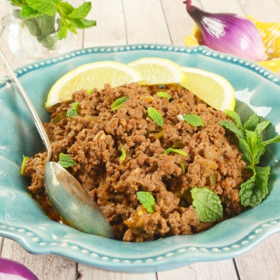 Weeknight Beef Keema Curry