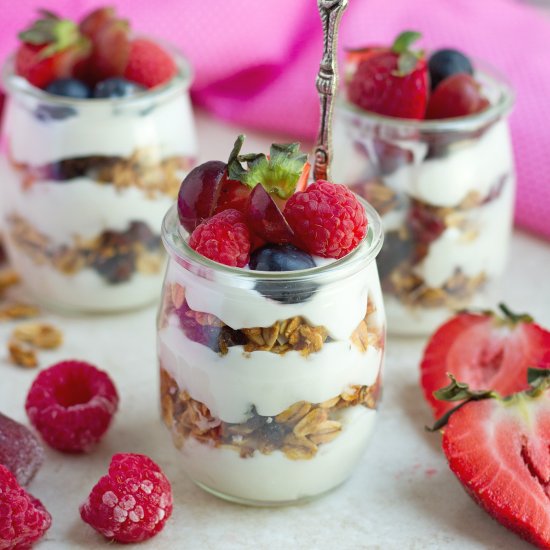 Fruit and Yogurt Parfait