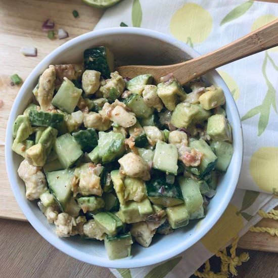 Bacon Avocado Chicken Salad