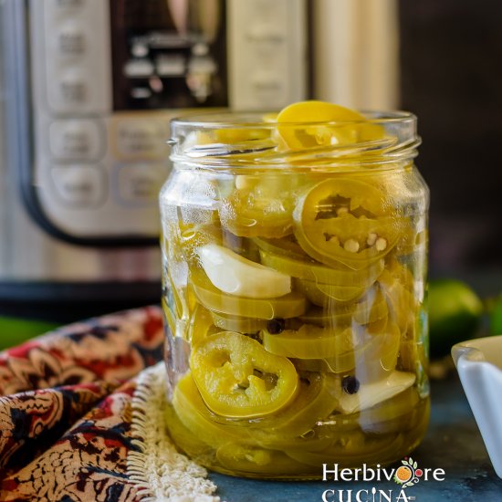 Instant Pot Pickled Jalapeños