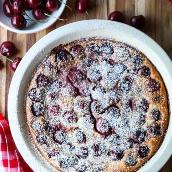 Cherry Almond Clafoutis