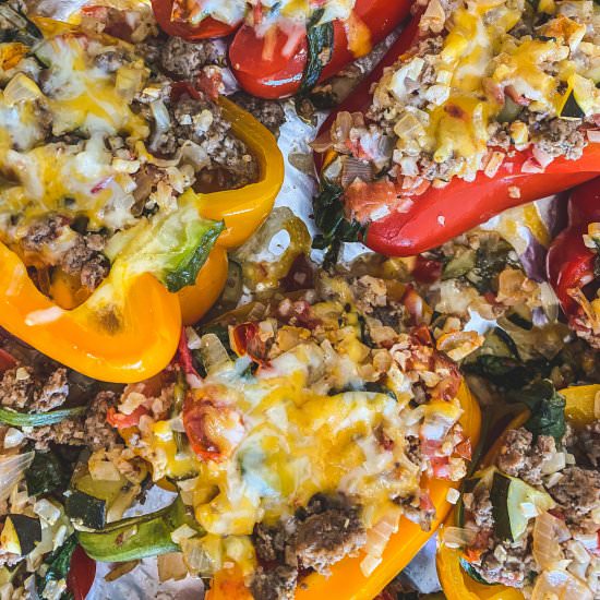 Veggie Loaded Stuffed Bell Peppers