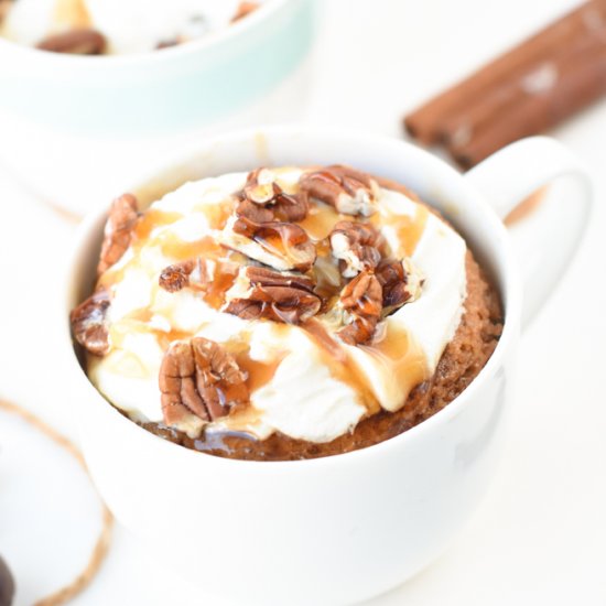 Keto Pumpkin Mug Cake