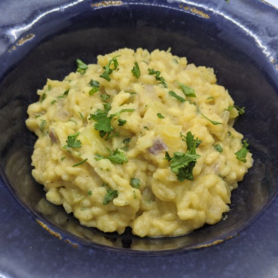 Roasted Golden Beets Risotto