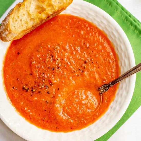 Creamy tomato soup