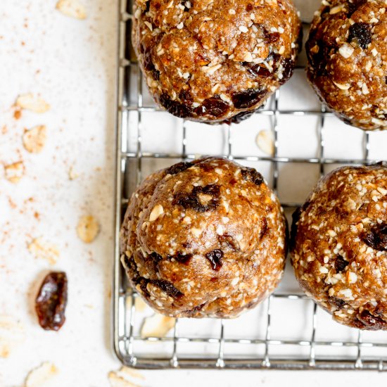 Oatmeal Cookie Date Balls