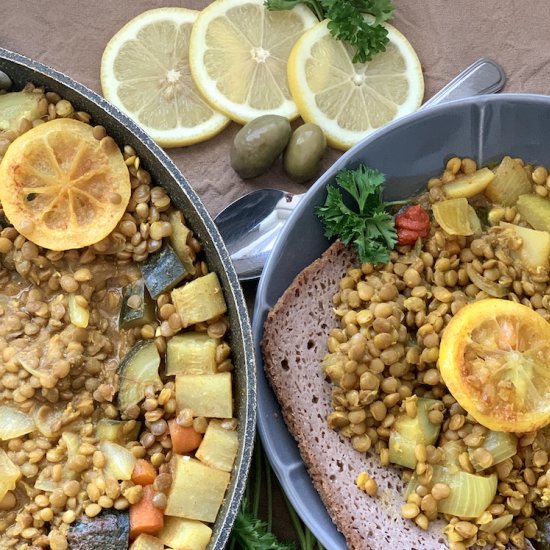 Marrakech Brown Lentil Tagine