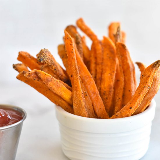 Paleo Baked Sweet Potato Fries