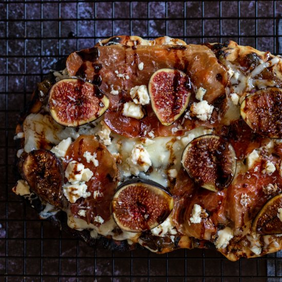 Fig Prosciutto Balsamic Pizza