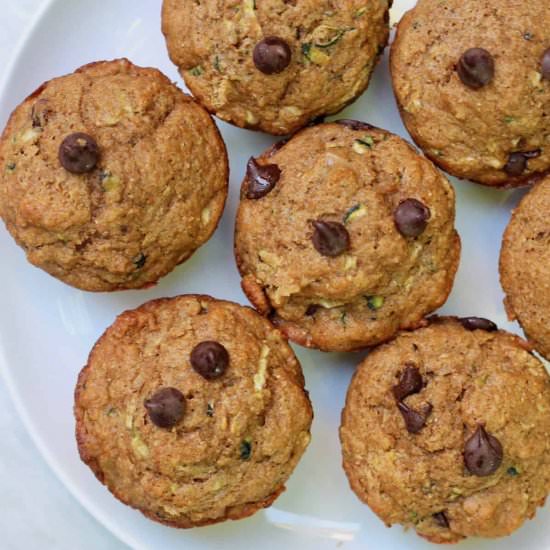 Healthy Zucchini Muffins