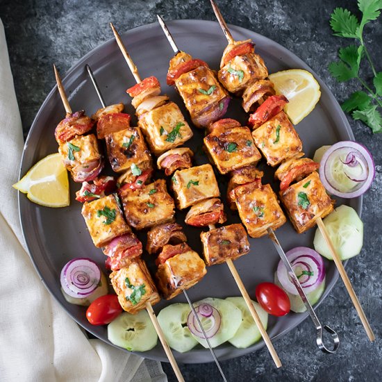 Achari paneer tikka