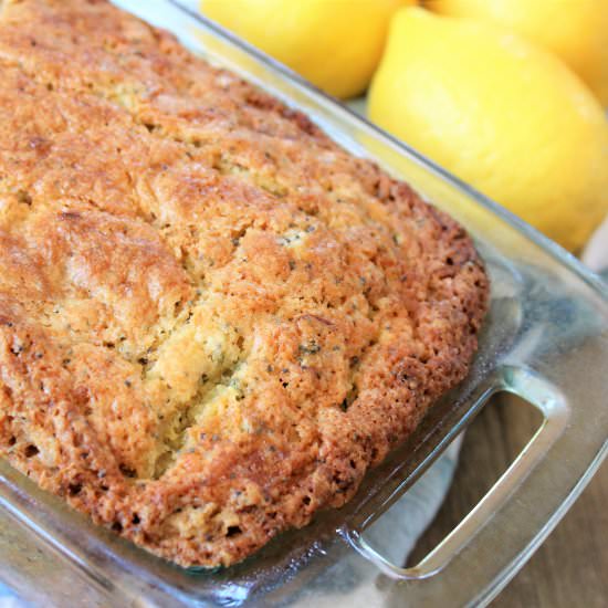 Lemon and Zucchini Poppy Seed Bread