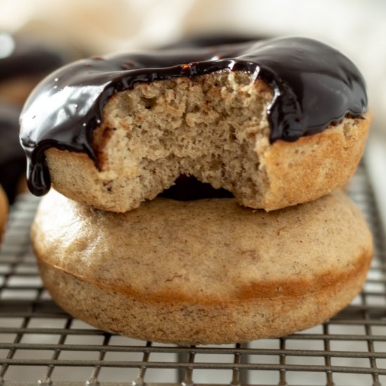 Baked Banana Donuts