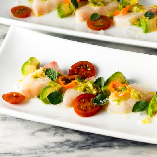 Spicy Hamachi Crudo