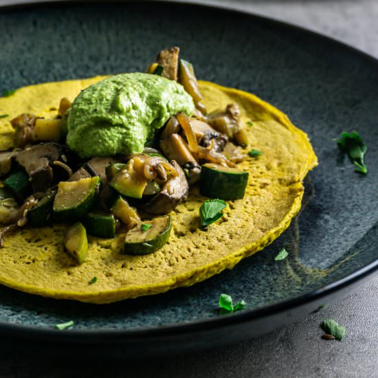 Savory Chickpea Pancakes