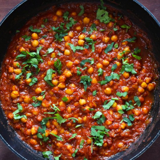 Easy Vegan Chana Masala