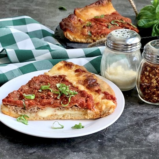 Chicago Style Skillet Pizza