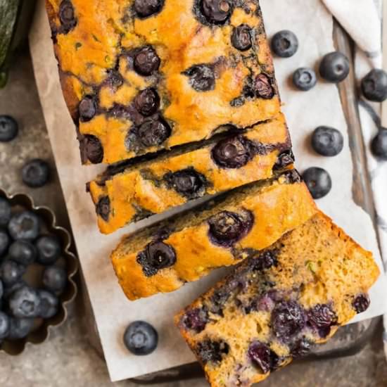 Blueberry Zucchini Bread