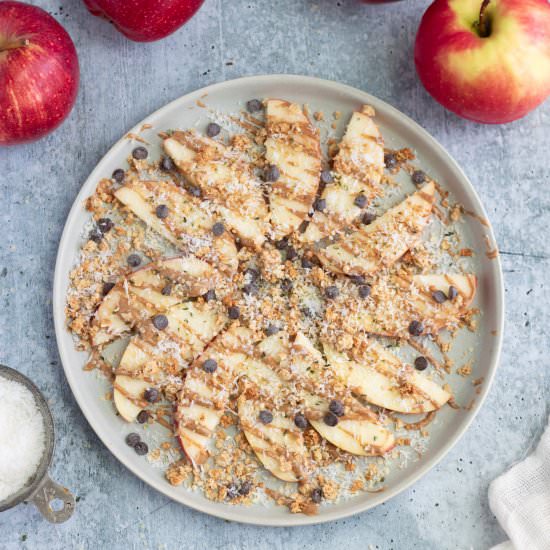 Easy Vegan Apple Nachos