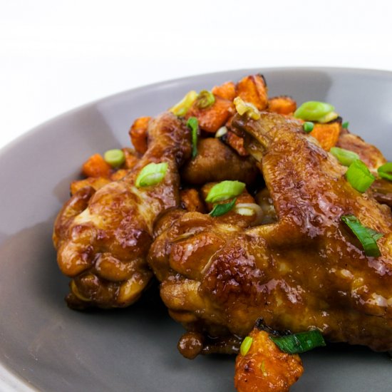 One-pot Asian sticky wings