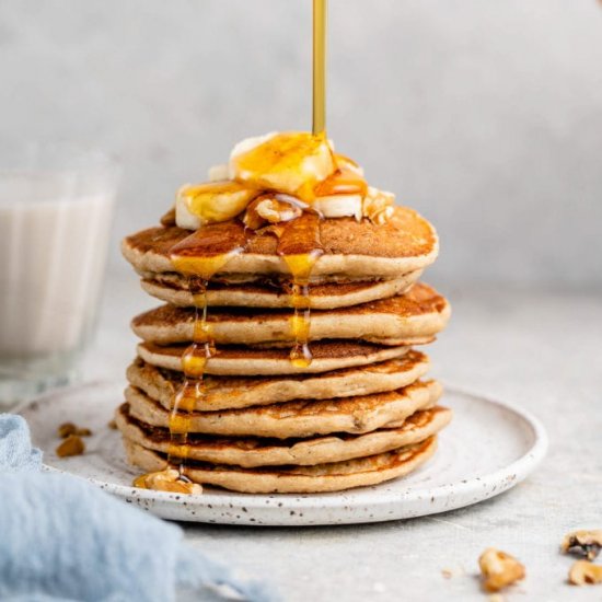 Blender Oatmeal Pancakes