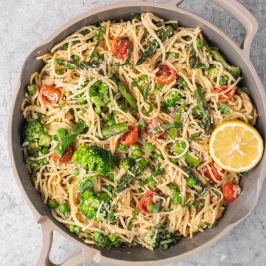 Easy Vegan Pasta Primavera