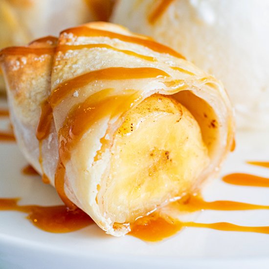 Banana Spring Rolls