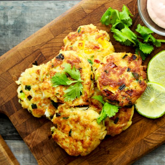 Mini Thai Crab Cakes