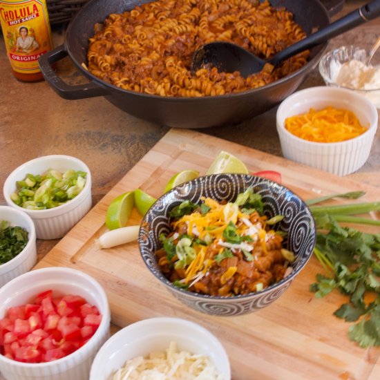 One-Skillet Taco Pasta