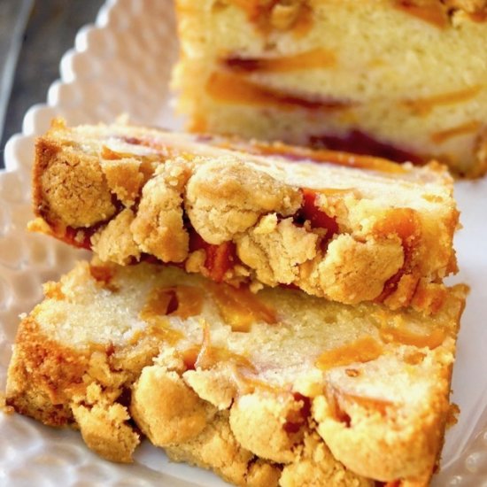 Peach Cobbler Pound Cake