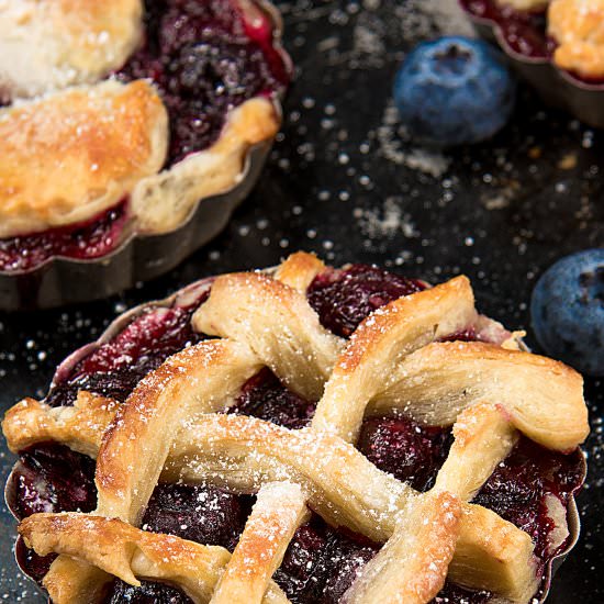 Mini Blueberry Pies