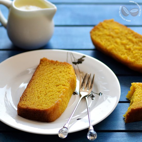 Eggless Mango Cake