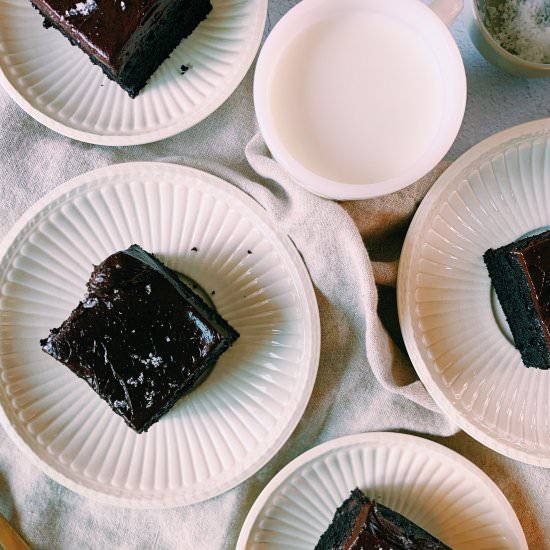 Mocha Sea Salt Brownies