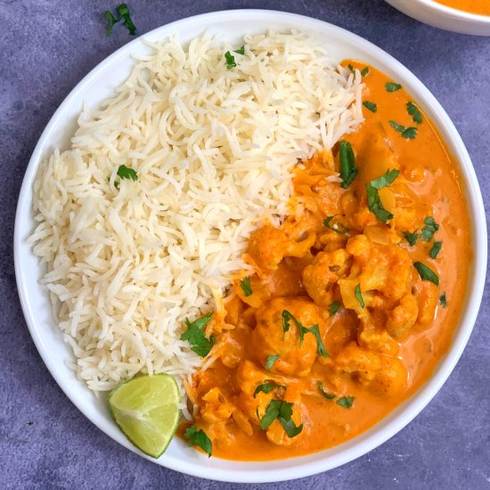 Vegan Cauliflower Coconut Curry