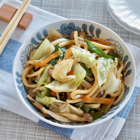 Vegan Yaki Udon