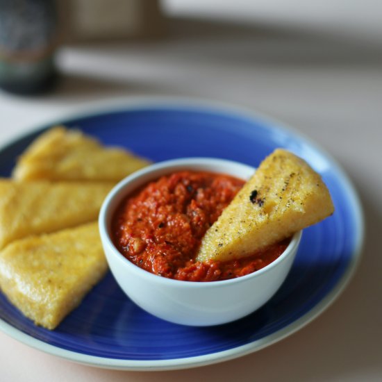 Grilled Red Pepper Pesto