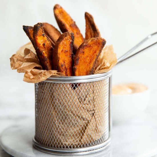 Baked Sweet Potato Wedges