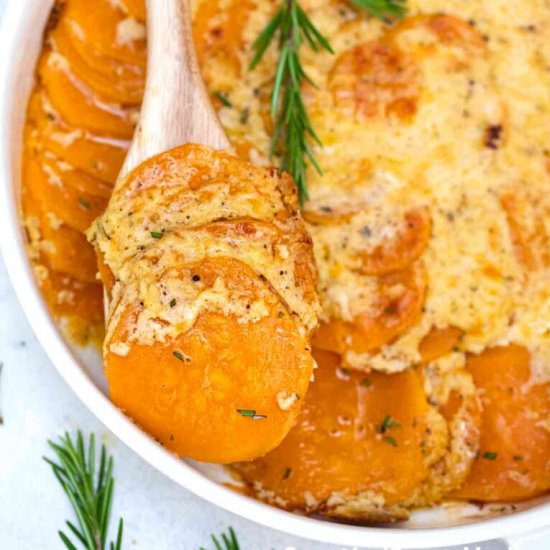 Scalloped Sweet Potatoes